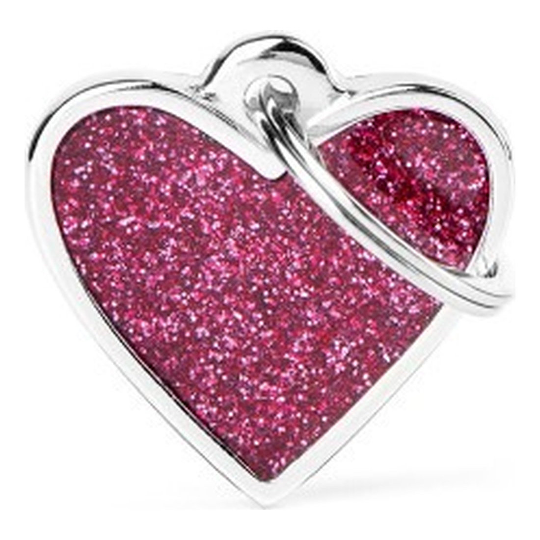 Shine Small Heart Glitter Pink GL03SmallPINK