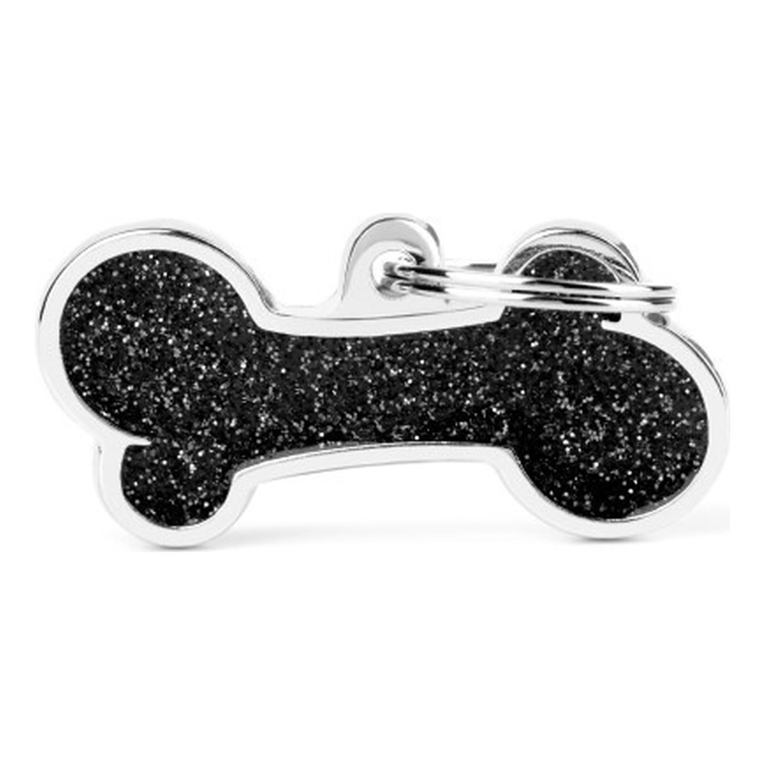 Shine Big Bone Glitter Black