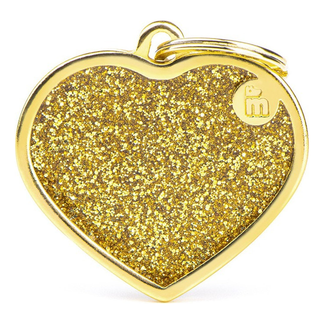 Shine Big Heart Glitter Gold GL03GOLD