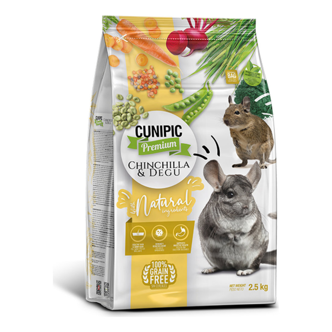 Chinchilla & Degu 2.5 Kg
