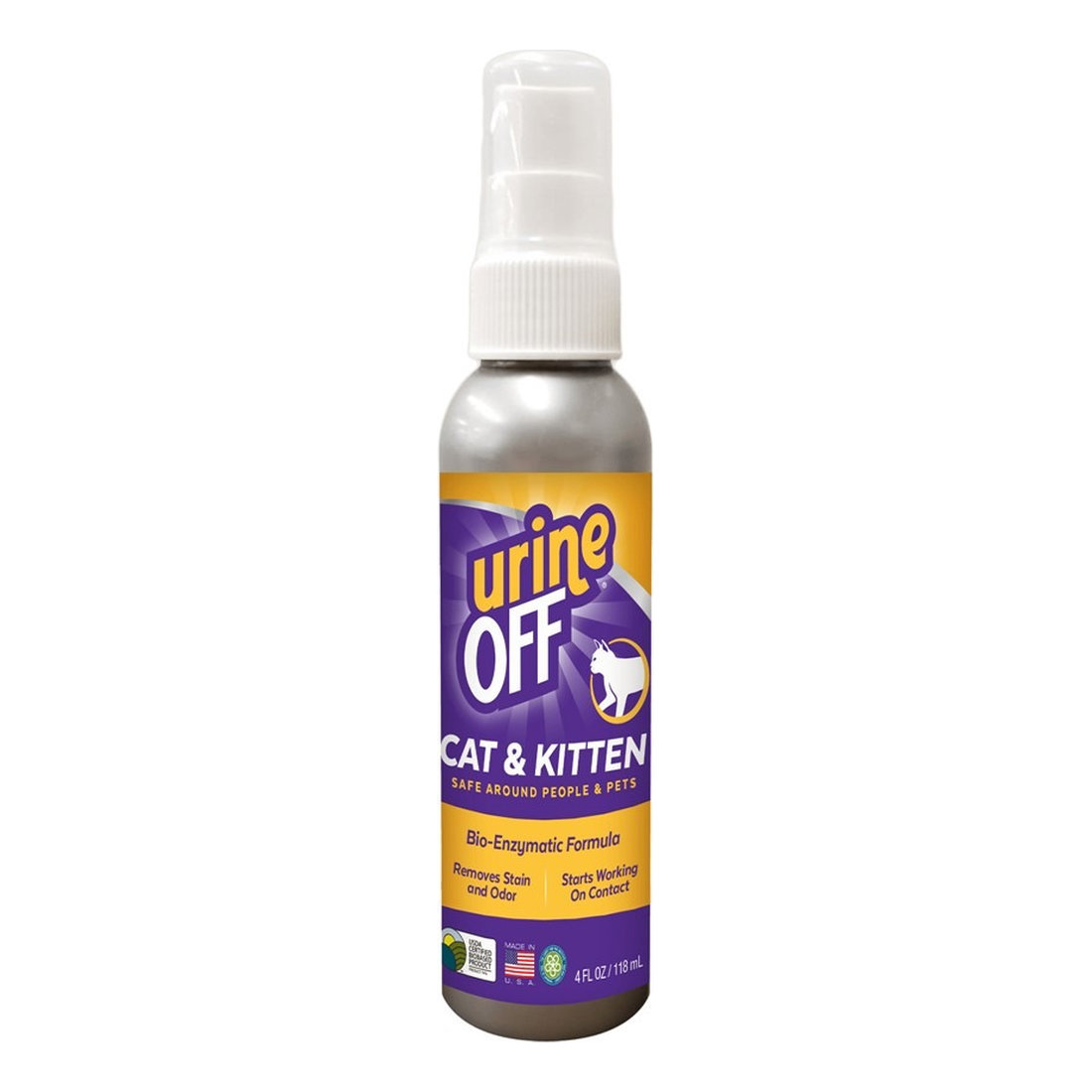 URINE OFF CAT & KITTEN FORMULA CLEAN 118ml