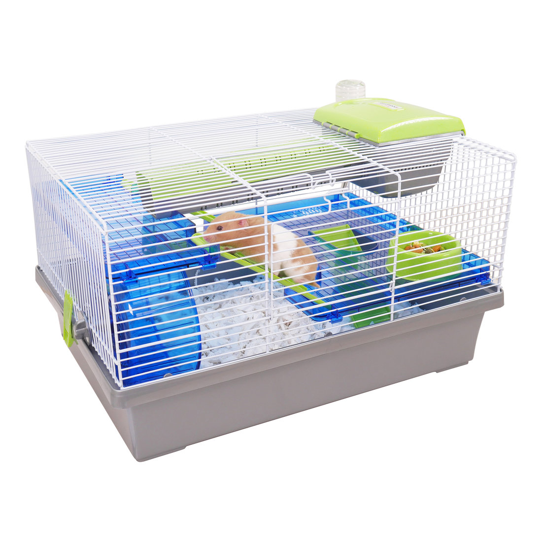 ROSEWOOD Pico Hamster Cage – Silver 50x36x29cm