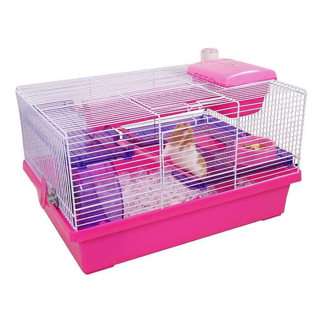 ROSEWOOD Pico Hamster Cage Pink 50x36x29cm