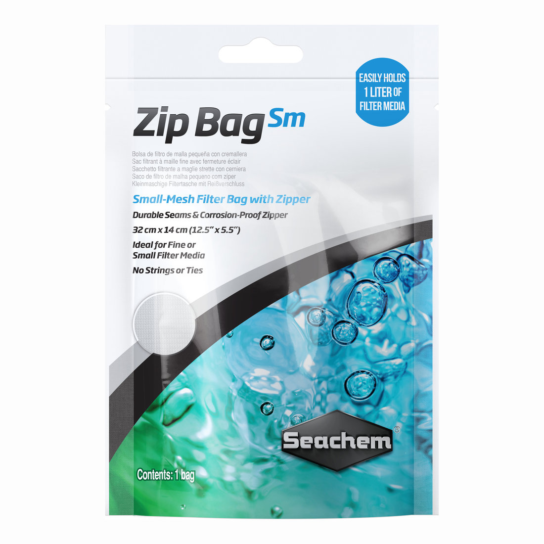 Zip Bag Small 25 Mesh 32x14cm