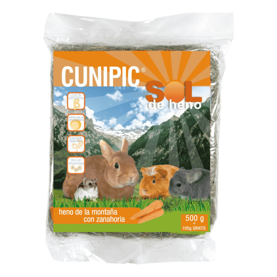 CUNIPIC Blossomhay with Carrot 500g