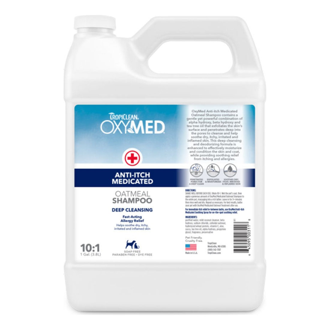 SHAMPOO FOR DOGS & CATS OXYMED OATMEAL 3.8L