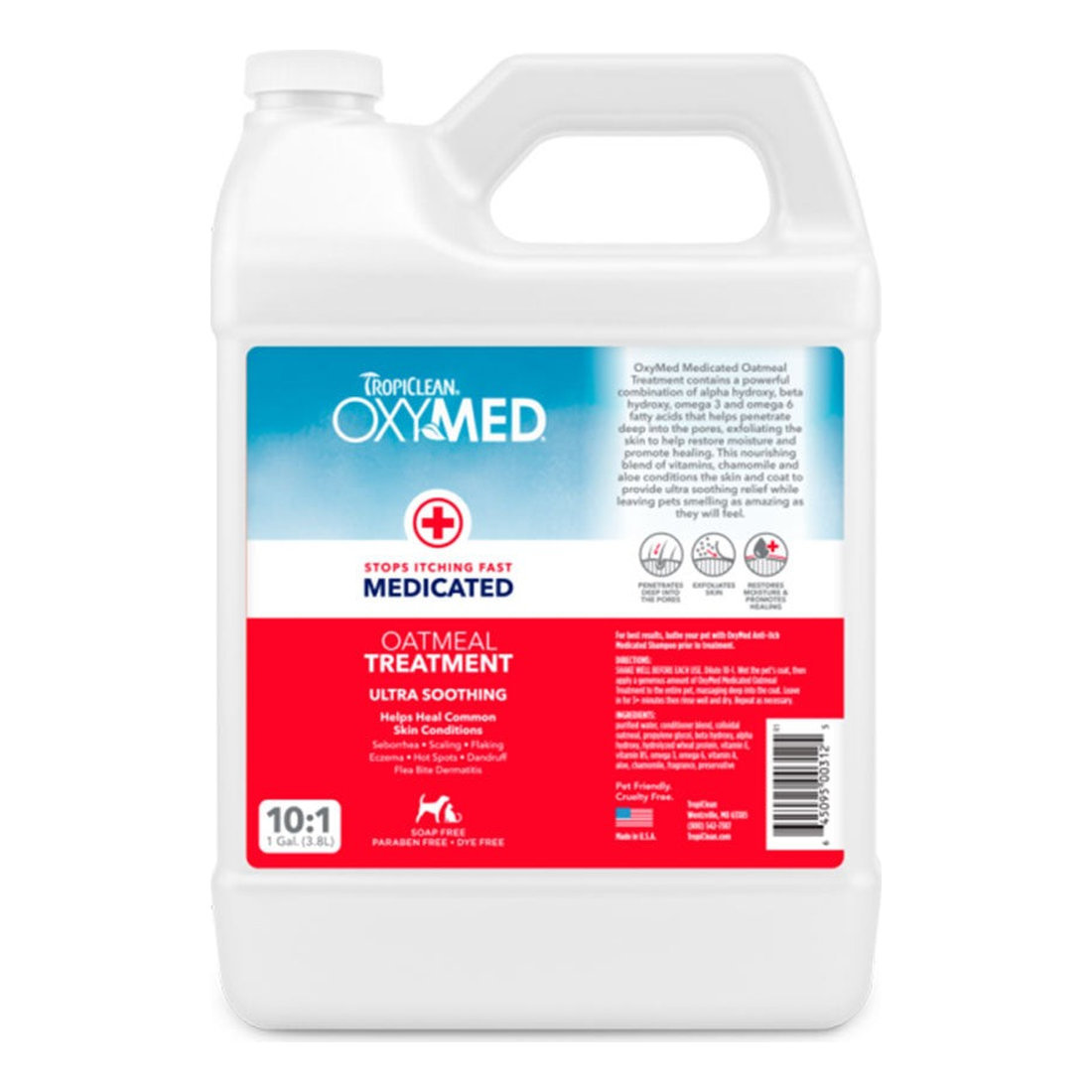 SHAMPOO FOR DOGS & CATS OXYMED TREATMENT 3.8L