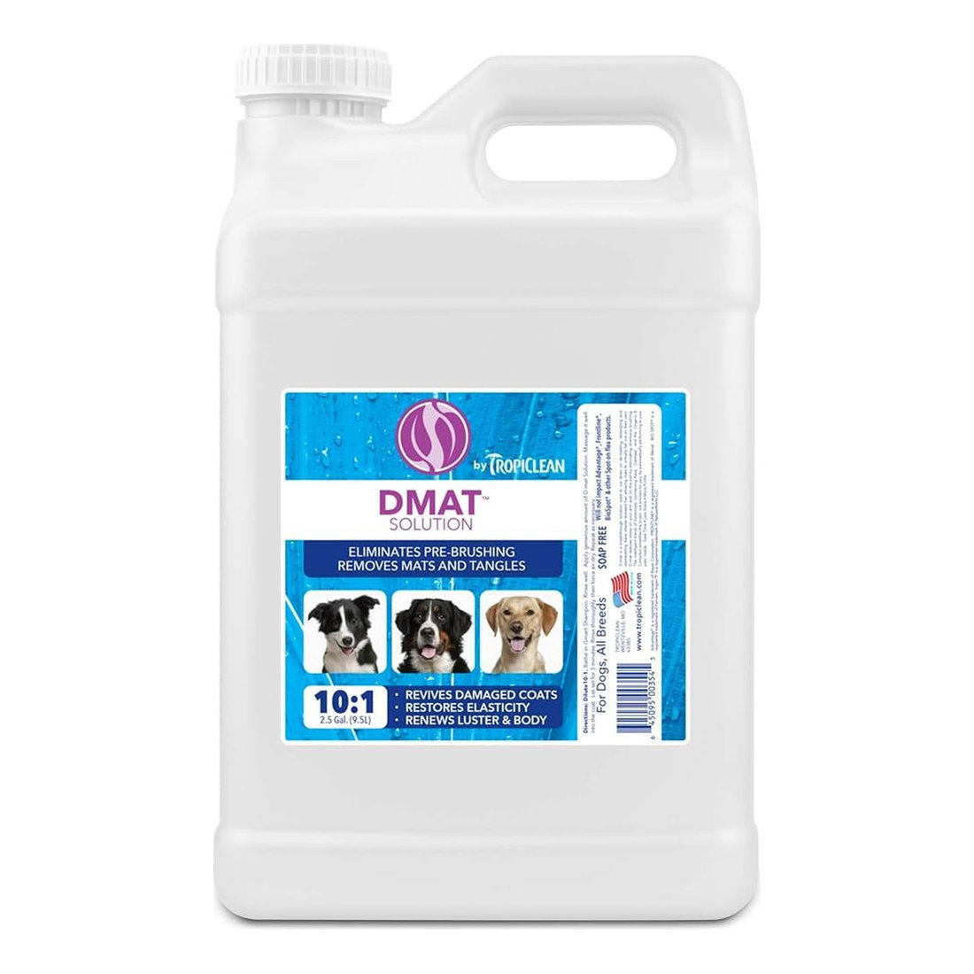 SHAMPOO FOR DOGS DMAT SOLUTION 9.5L
